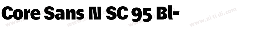 Core Sans N SC 95 Bl字体转换